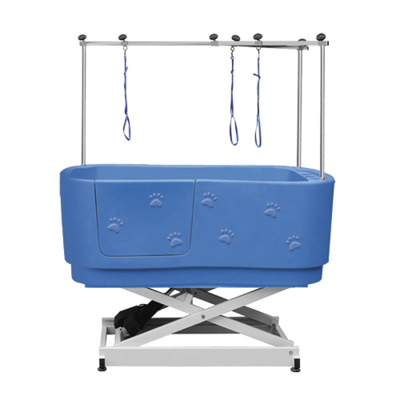 Wie kann eine elektrische blaue Fellpflegebadewanne die Effizienz und den Komfort der professionellen Haustierpflege verbessern?